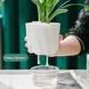 Горшок для цветов с фитилем, глубокий резервуар, круглый самополивающийся горшок для цветов, горшок для растений, садовые принадлежности