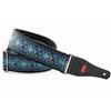 RightOn STRAPS Guitar Strap, 2.2 Inches (6 Cm) Wide, 35.2-50.6 Inches (90-150 Cm) Long, Woodstock II Blue
