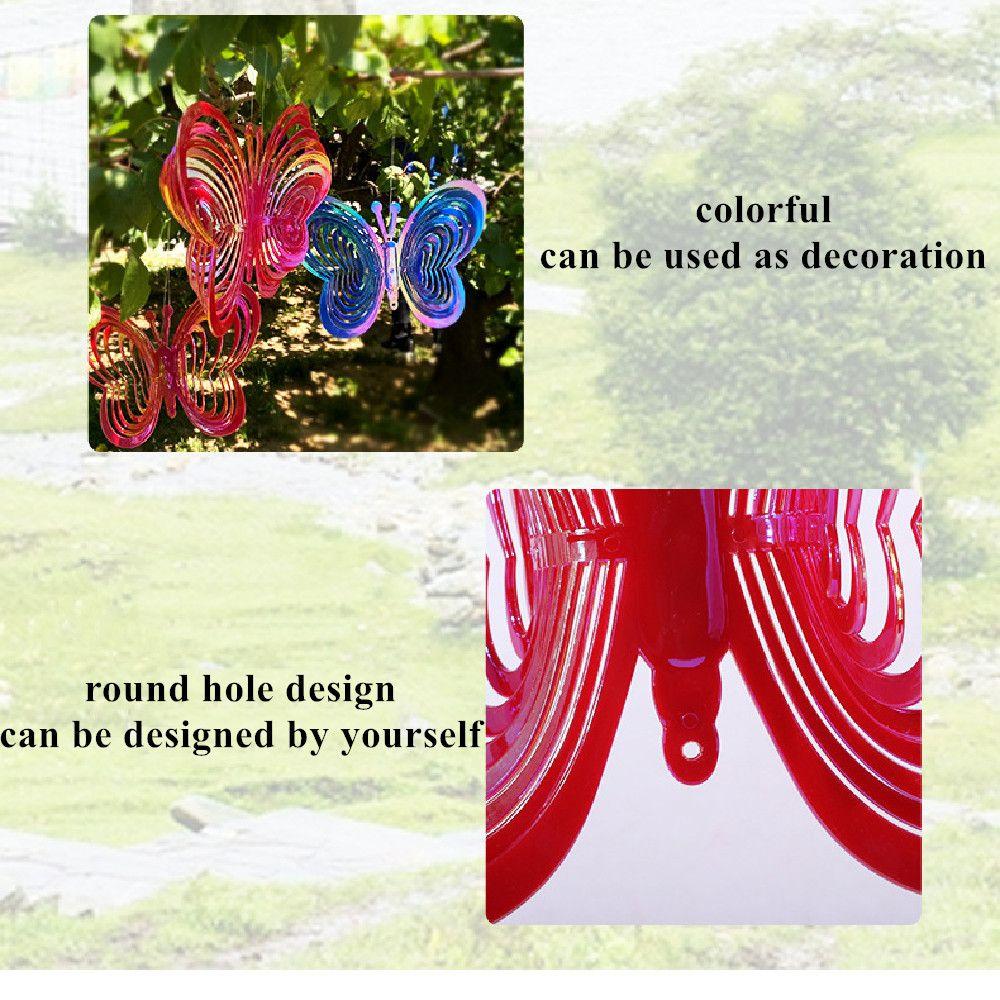 Reflective Butterfly Pinwheel Bird Repellent Bird Repellers Butterfly Wind Chimes Wind Chimes