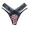 Women Sexy Low Waist Hollow Thong Postpartum Mesh Ultra Thin Underwear Seamless V-Shape G-String Panties