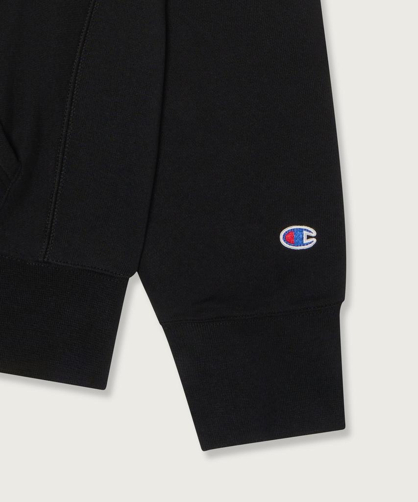 Champion Худи на молнии свободного кроя с обратной вязкой Черный