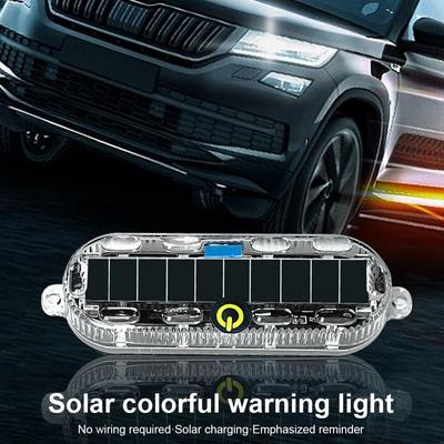 Солнечная Автомобильная стробоскопическая сигнальная лампа Автоматическое аварийное освещение Электрический мотоцикл Грузовик Тормоз Задний фонарь Водонепроницаемые мигающие огни