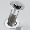 Pop Up Bathroom Sink Drain Strainer Hair Catcher Stainless Steel Sink Drain Strainer Brass Core for Bathroom Kitchen Basin Sink