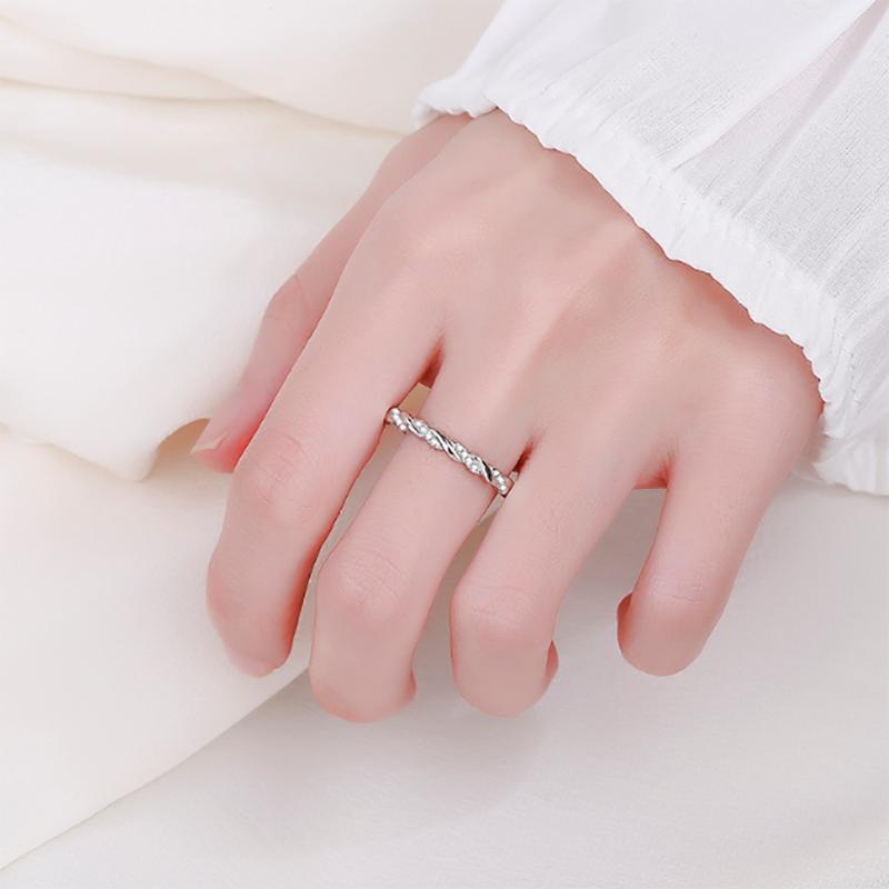 Простые кольца из стерлингового серебра 925 пробы для серег, модные кольца с цирконом AAAA, обручальные свадебные кольца, подарки на день рождения, День святого Валентина