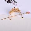 Pearl Zinc Zinc Alloy Girls Jewelry Women Tiara Hanfu Ornament Chinese Style Hair Crown Hair Accessories