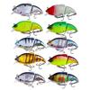 7.5CM/12G Multi-Jointed VIB Fishing Lure with Hooks Realistic 2-Section Swimbait Hard Artificial Bait Freshwater Saltwater Fishing Accessories