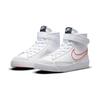Nike Кроссовки для скейтбординга Blazer 77 SE, износостойкие, нескользящие, средней высоты, Бело-серо-фиолетовые DJ0266-100