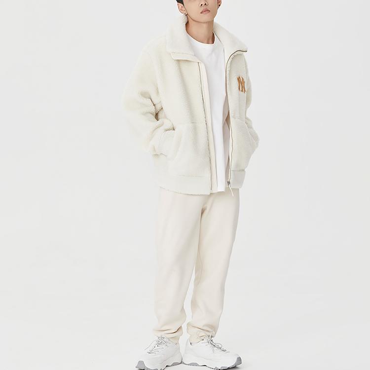 MLB New York Yankees Jacket Unisex Cream 3AFDB0326-50CRS