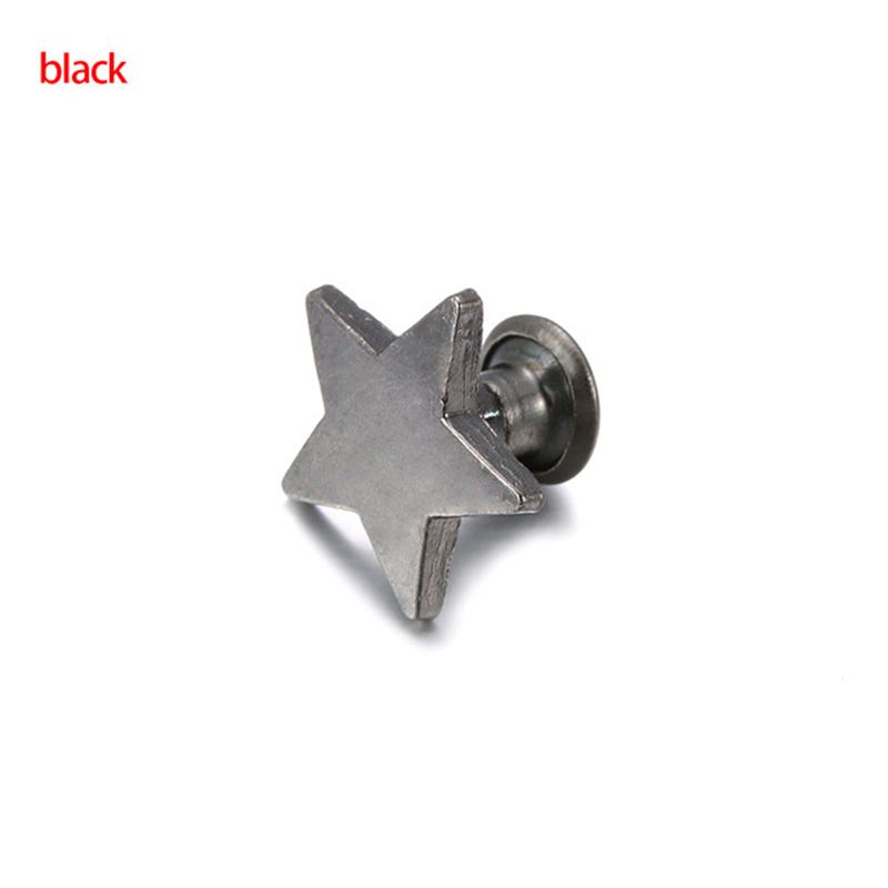 10Pcs Metal Stars Rivets for DIY Leather Crafts Clothing Hat Bag Shoes Belt Decoration Garment Rivets Studs Sewing Accessories