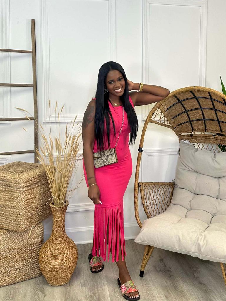 Новое популярнейшее платье с кисточками для европейских и американских женщин