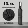 Зонт Автоматический зонт Дождевик и солнцезащитный 10-спицевой складной зонт Зонт-тень Защита от УФ-лучей
