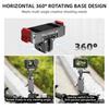 Rotatable Magnetic Mount Base Aluminum Alloy Quick Release Metal Adapter Lightweight Foldable for DJI Osmo Action 6/Nano