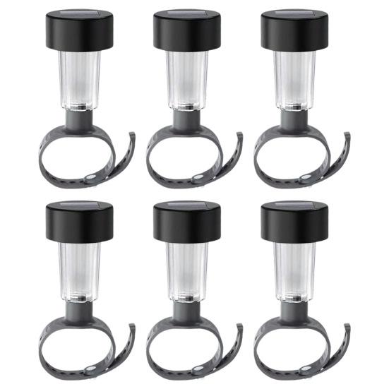 45297 Pcs Pool Polr Light Solar Powered Waterproof Above Ground Pool Fence Lamp Warm