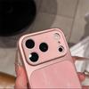 Чехол для iPhone 17 Pro с большим окном, марлей и боковыми наклейками для моделей 14, 15, 16 Pro