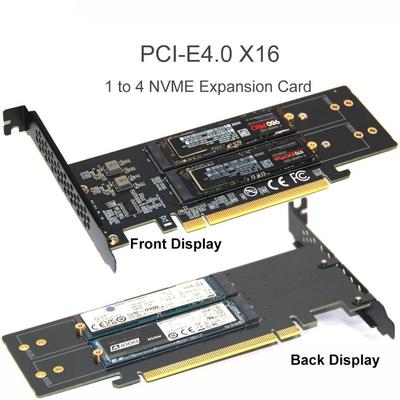 Карта-адаптер PCIe на M2 NVME PCI-E 4.0 X8 X16 NVME M Key Конвертер SSD M.2 Карта расширения PCI Для 2230 2242 2260 2280