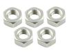 POSH M6 900076-S1 Stainless Steel Nuts for Motorcycles, Pack of 5