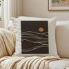Nordic Abstract Art Pillow Case Double-Sided Plush Sofa Cushion Covers Organic Breathable Invisible Zipper