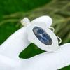 Friendship Day Deal Oval Natural Sodalite Anniversary Pendant Jewelry 925 Silver