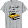 Retro I Survived My Trip to New York City Funny Mens T-Shirt