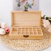 Compact Wood Essential Oils Organizers Multi Purpose Wood Storage Box Organizers For Essential Oils And Accessories