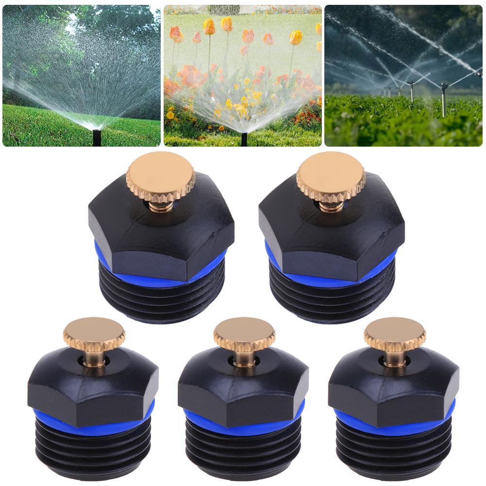 1/2 Inch DN15 Thread Plastic Watering Sprinkler Head Reusable Lawn Nozzle Head for Garden Law Grass Yard Irrigation Supplies