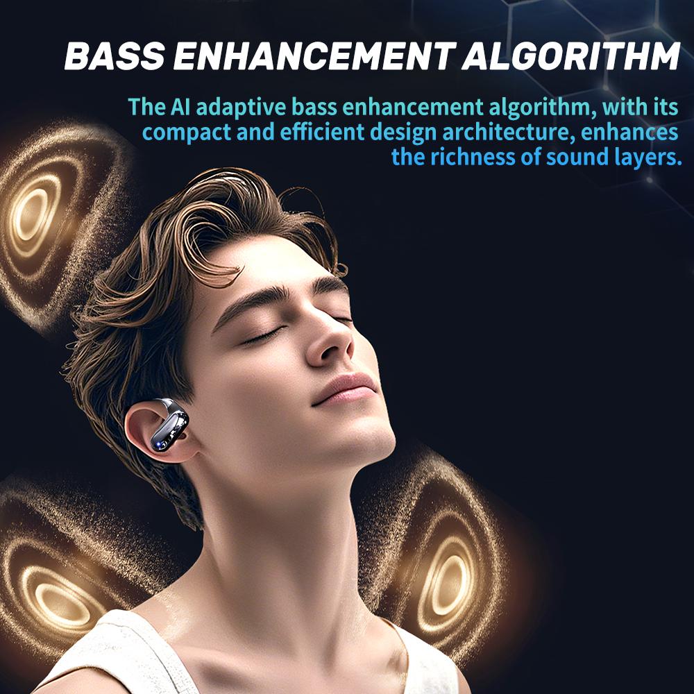 Bluetooth 5.4 AI Translator Earbuds, 144-Language Real-Time Translation, 6-Mic Noise Cancellation, Wireless Smart, Compatible with Business, Travel,