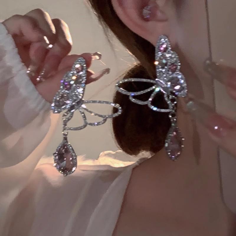 Вайб острой девчонки: 2025 Милые и Крутые Нишевые Серьги-кисточки - Шикарный и Стройнящий Длинный Дизайн