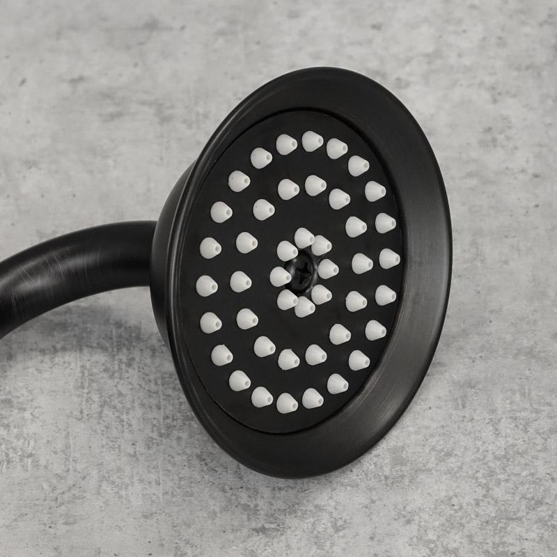 Black wall-mounted bathtub faucet LEXIE