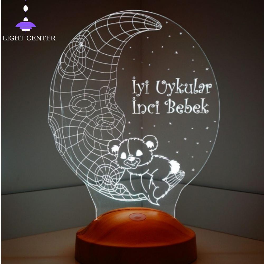 3D Customizable/ Teddy Bear Night Lamps Kids Led Desk Lamp Bedroom Decor Lamps for Bedrooms Home Decor