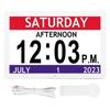 10 Inch Digital Smart Clock Large Display 12 Alarms Reminders Alarm Clock for Appointments