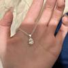 Xiaomi Huitan Minialist Oval Shaped Women Pendant Necklace Inlaid Bright CZ Elegant Wedding Engagement Versatile Accessories Jewelry