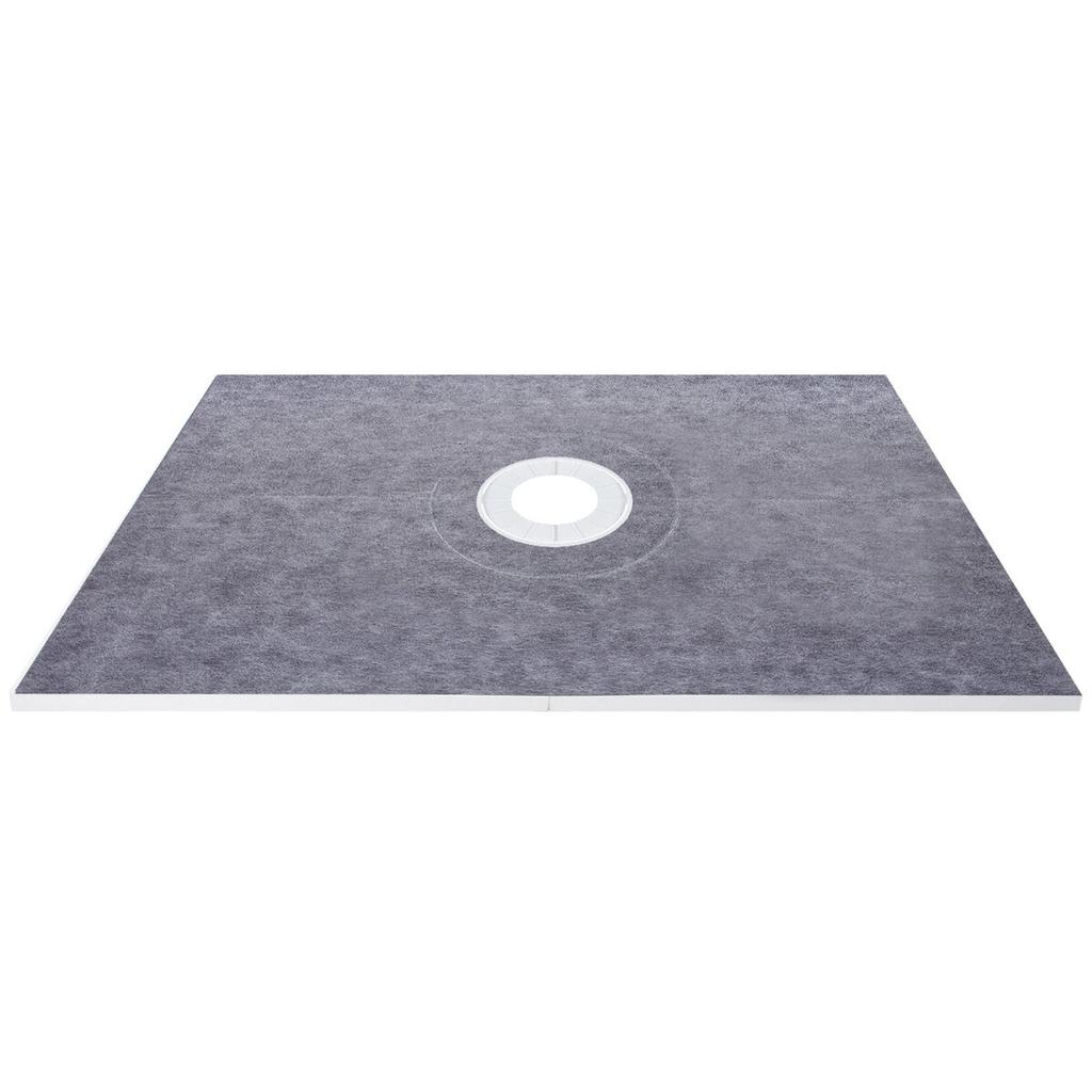 Waterproofing Shower Kit Shower Kit Tray 38''x60'' with Central Drain PVC