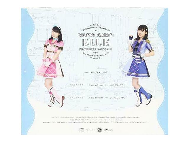 [CD] КАРТА ДАННЫХ Айкацу Друзья! Интерлюдия Сингл 4 Четвертый цвет :СИНИЙ НОВЫЙ