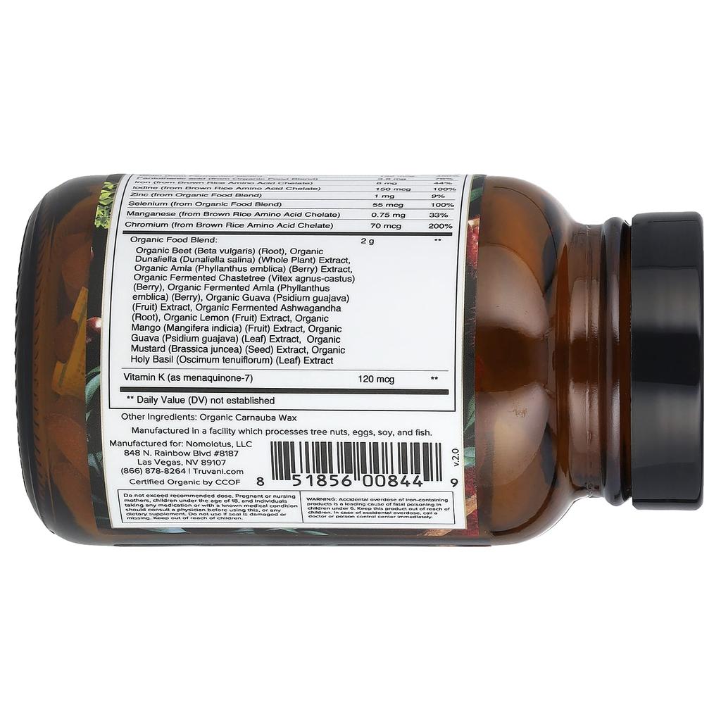 Organic Multivitamin, 90 Tablets