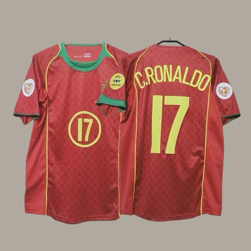 Vintage jersey 0607AC Milan No. 22 Kaka national team Brazil France Portugal short-sleeved home and away jersey