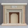 1:12 Dollhouse Miniature Fireplace Diy Unpainted Fireplace Furniture Model Decor Toy Doll House Accessories