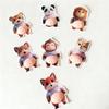 Squeezable 3D Stickers Chubby Shiba Inu Phone Case Decoration New 3D Puppy Sticker  for Party Favor