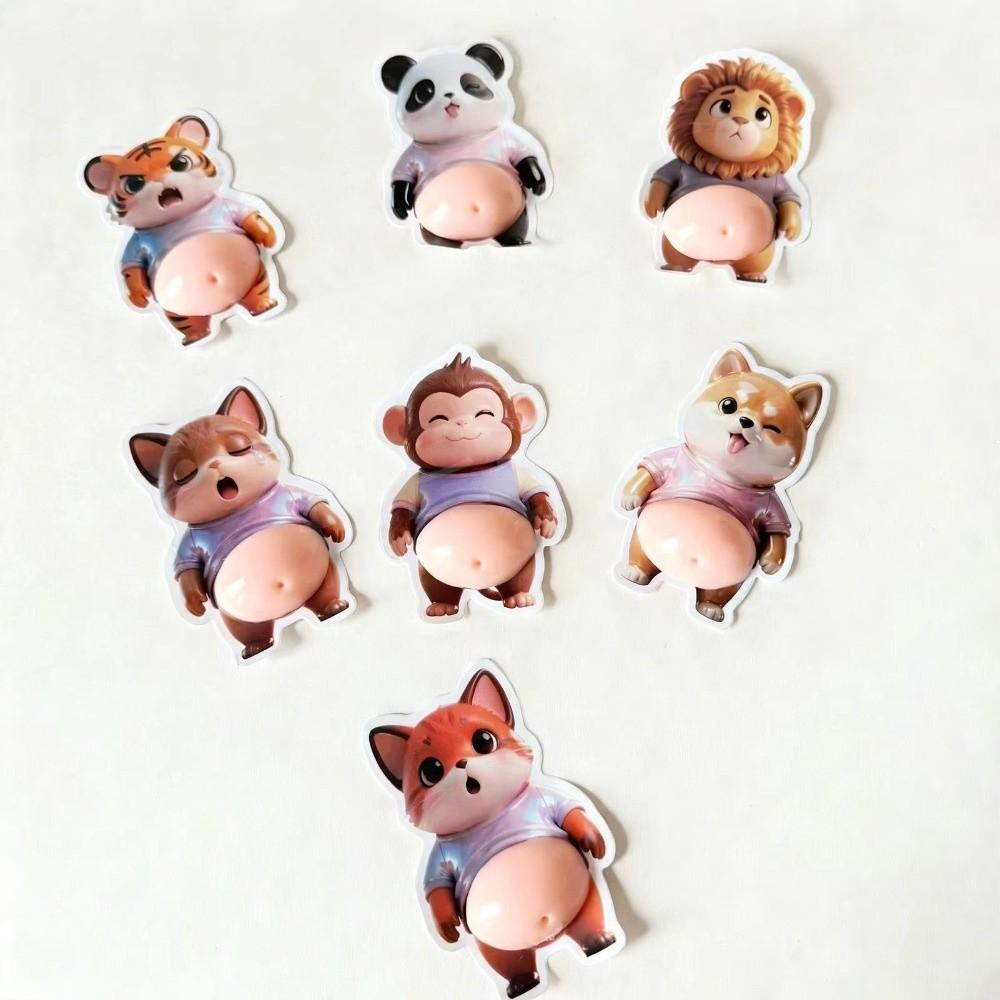 Squeezable 3D Stickers Chubby Shiba Inu Phone Case Decoration New 3D Puppy Sticker  for Party Favor