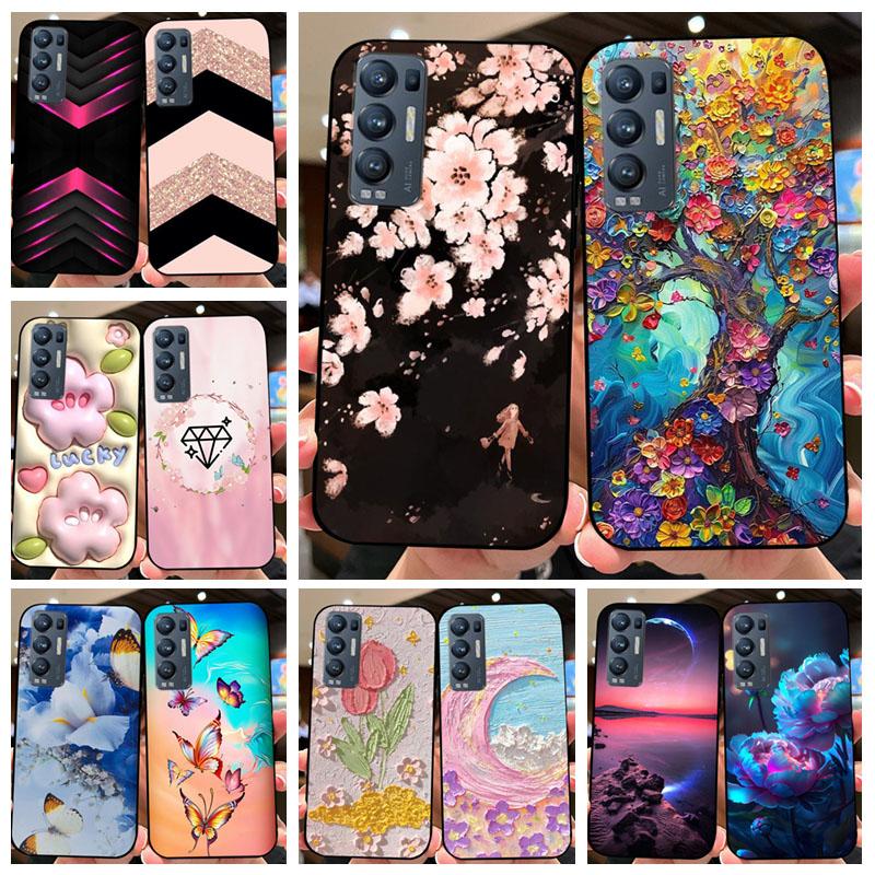 For OPPO Find X3 Neo X3 Pro Case Find X3 Lite Black Cover Silicone Soft Back Cases For OPPO Reno 5 Pro Plus 5G Phone Case FindX3