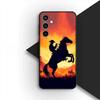 Protective Cover for Motorola Moto G86 G57 E14 E15 G14 G34 G67 G84 G24 A54 G15 Power E22 Casing Phone Case Riding Horse Sunset