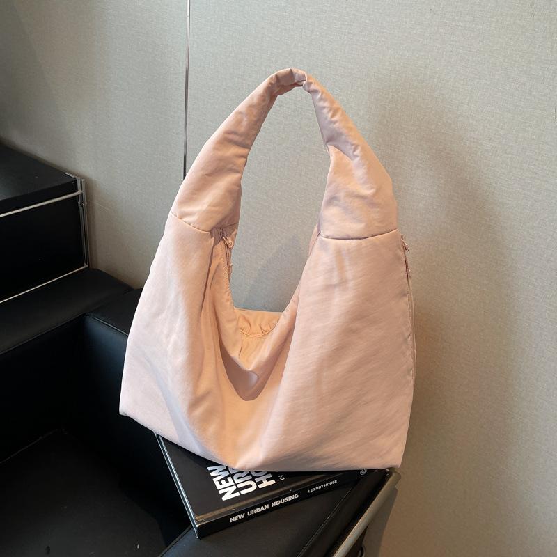 Lazy and Relaxed Bag Women's Large-capacity New Spring and Summer Versatile Casual Shoulder Bag Simple Dumpling Bag