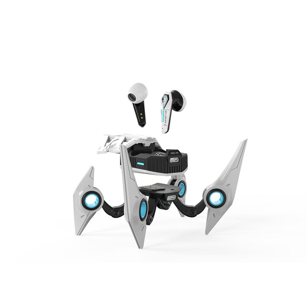 Bluetooth-наушники в стиле Mecha: Игровой кулон с низкой задержкой и высококачественным звуком