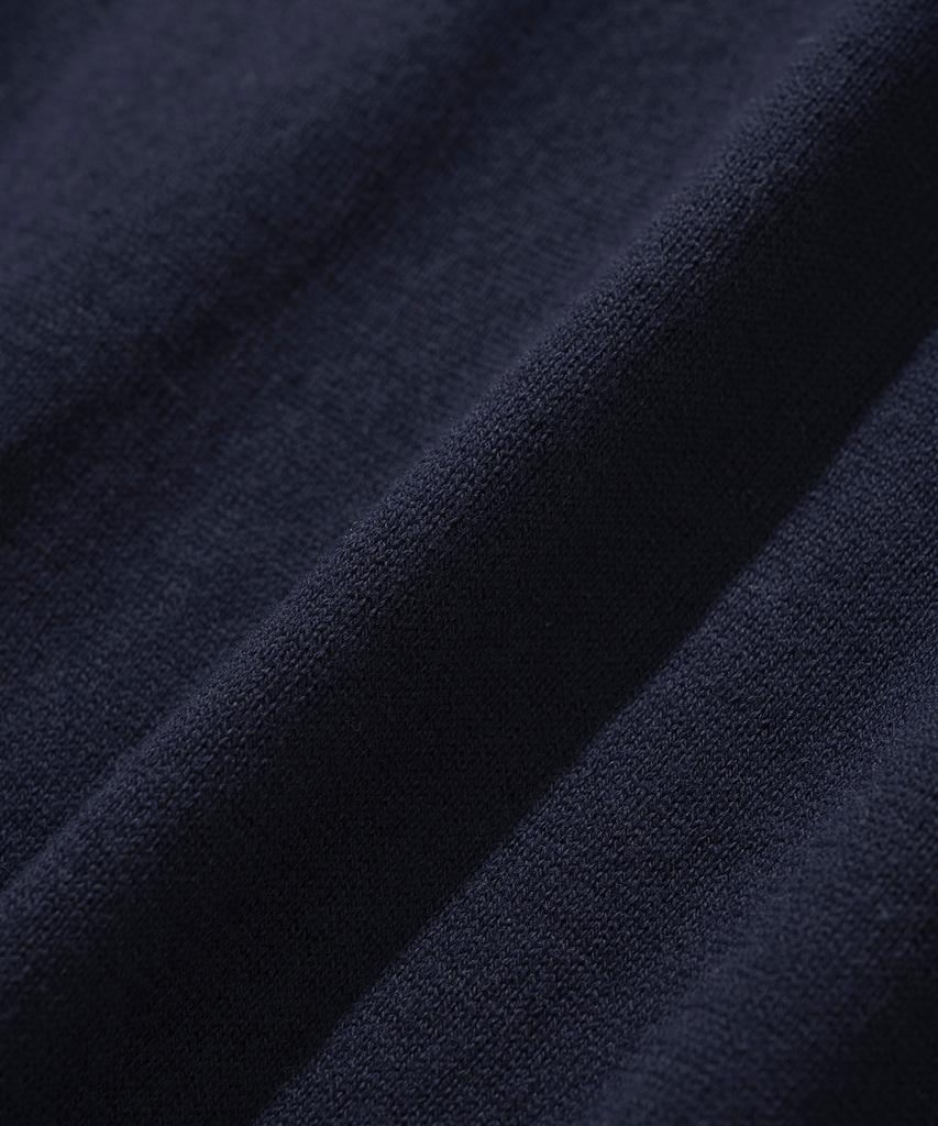 KNITTED Donut Pocket Round Knit Navy
