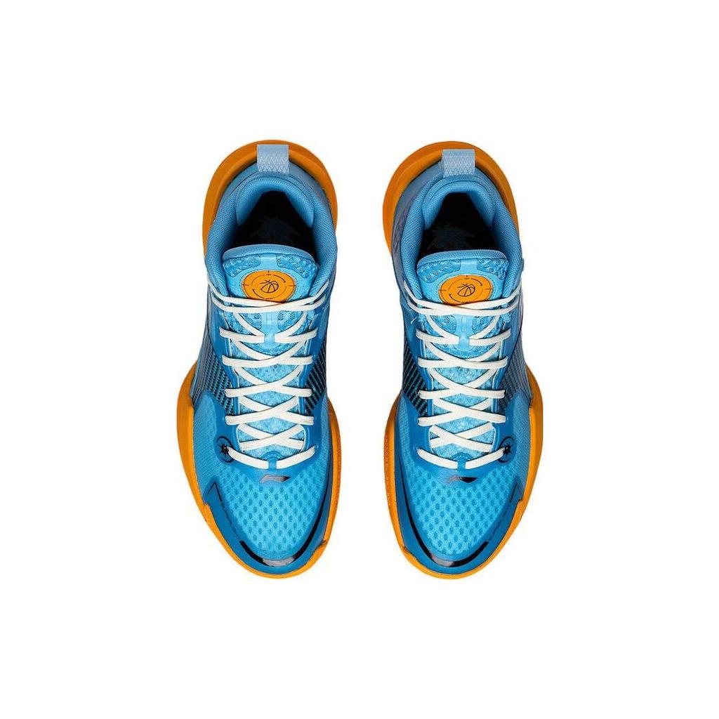 Li-Ning Lightweight Series Lightweight Resilience Fabric Shock Absorption Non-Slip Wear-Resistant Mid-Top Basketball Shoes Men Sneakers ABAS027-15