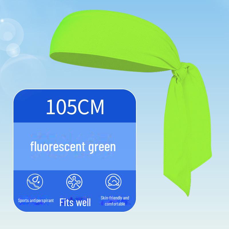 Летняя быстросохнущая теннисная повязка на голову Ice Silk и регулируемый пояс для защиты от пота для велоспорта и спорта