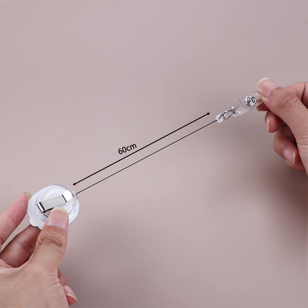 School Supplies Cute Reel Clip Student Cartoon Nurse Doctor Retractable Badge Reel ID Card Clips Badge Holder Name Card Holder