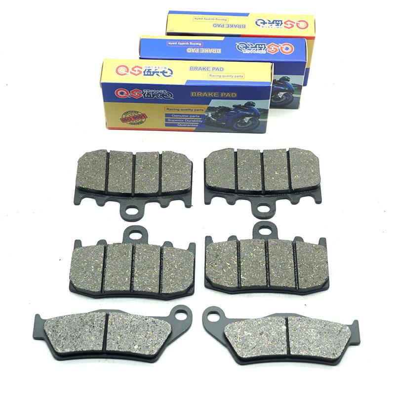 Motorcycle Front Rear Brake Pads for BMW R1150GS Adventure/Evo 2001 2002-2005 System/ABS R1150RT Integral ABS 2000-2006 R1150