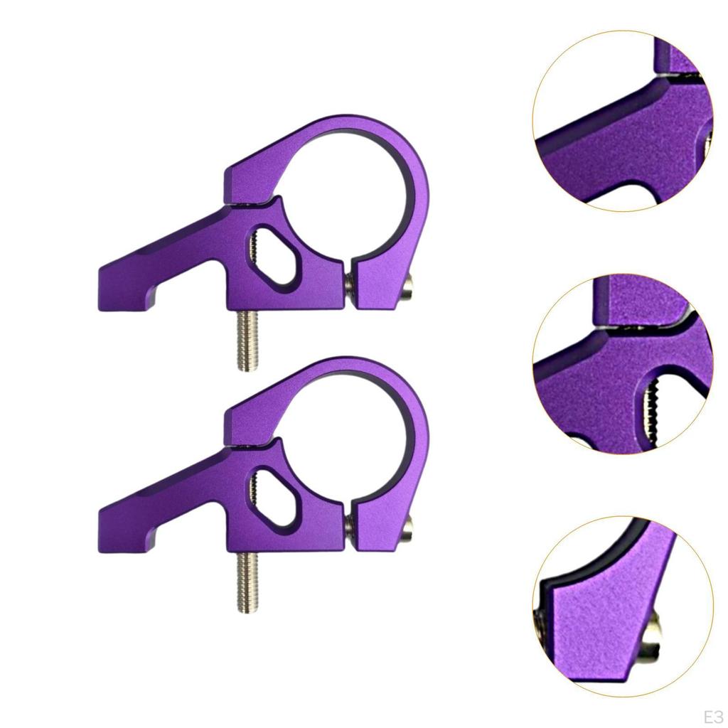 2 Pieces Bike Stem Bicycle Riser Repairing Tool Steer Tube Replacement Front Fork Double