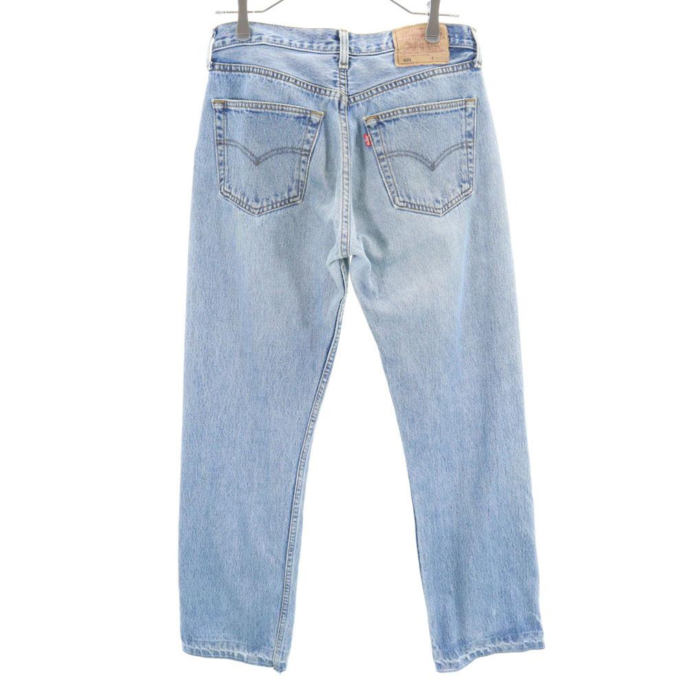 Levi's 90-е 501 Euro Levi's Пуговичная спинка 247 Прямые джинсы Мужские Подержанные