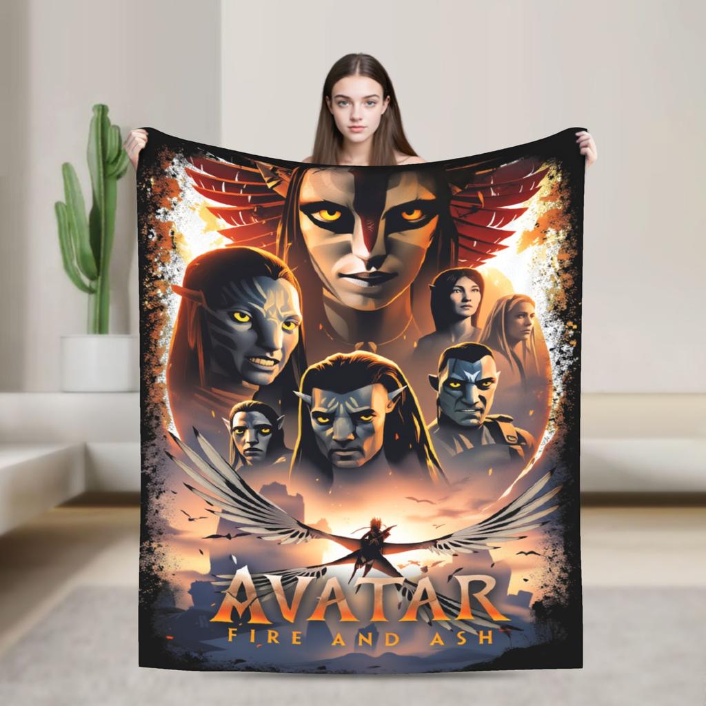 Avatar Fire and Ash Blanket Quality Warm Soft Throw Blanket Winter Boy Girl Outdoor Fashion Bedspread